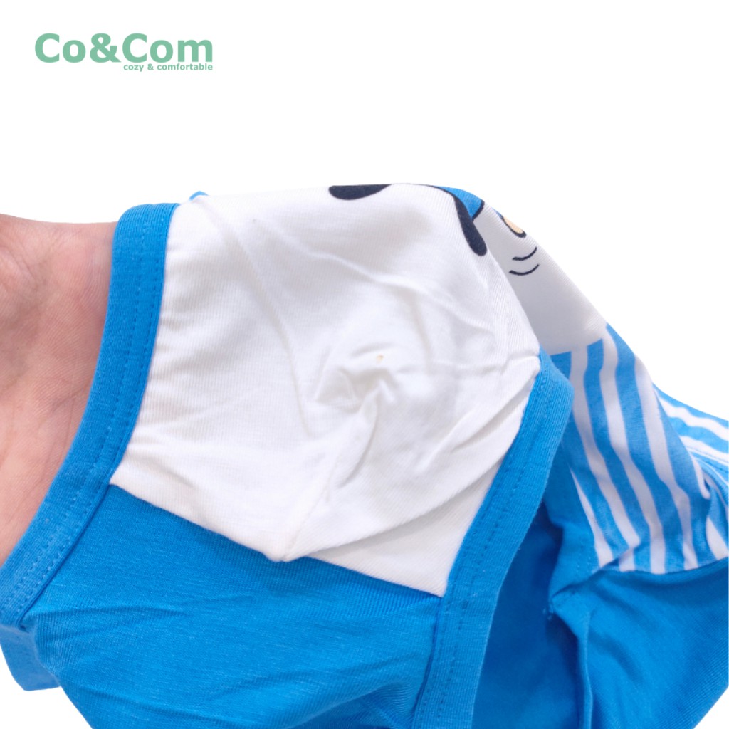 Quần Lót Bé Trai 15-35 Kg Dáng Vát Cao Cấp Co&amp;Com BOY0515 Vải Cotton Modal Nhẹ Mát In Hình Ngộ Nghĩnh