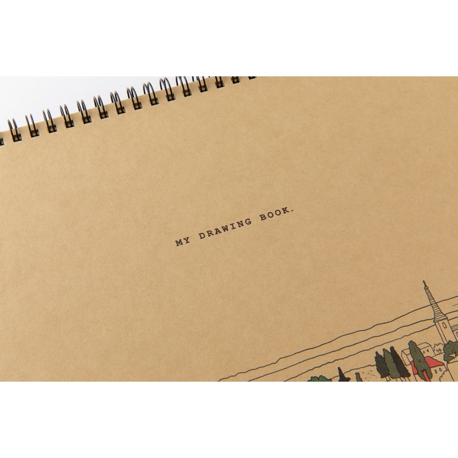 Sổ Tập Vẽ Sổ Ghi Chú ARTBOX Hàn Quốc Họa Tiết Tranh Vẽ Cổ Điển Đóng Gáy Lò Xo Tiện Lợi