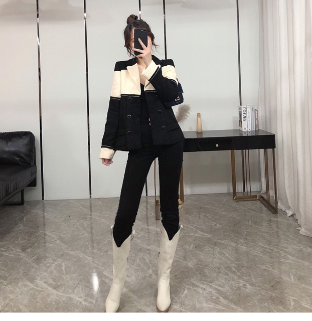 Áo khoác vest dạ koreastyle