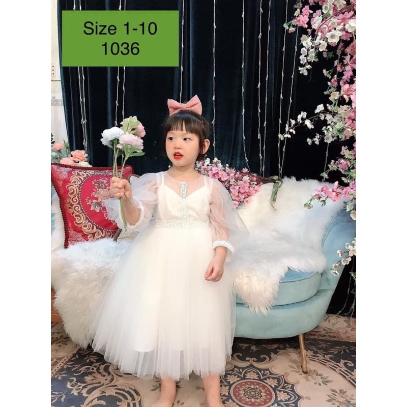 ĐẦM CÔNG CHÚA VOAN LƯỚI SIZE 10-32KG