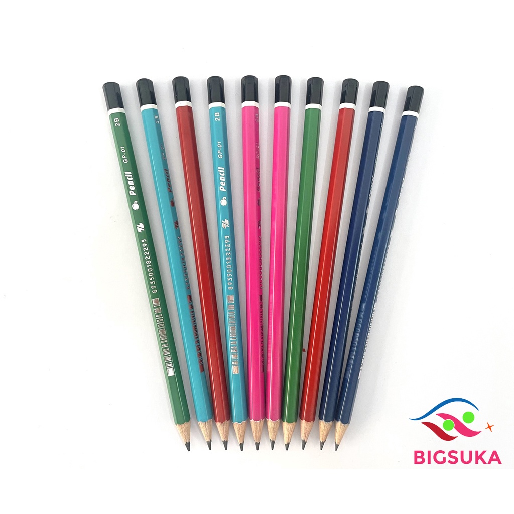 Bút chì Thiên Long 2B GP01 [Hộp 10 cây] BIGSUKA