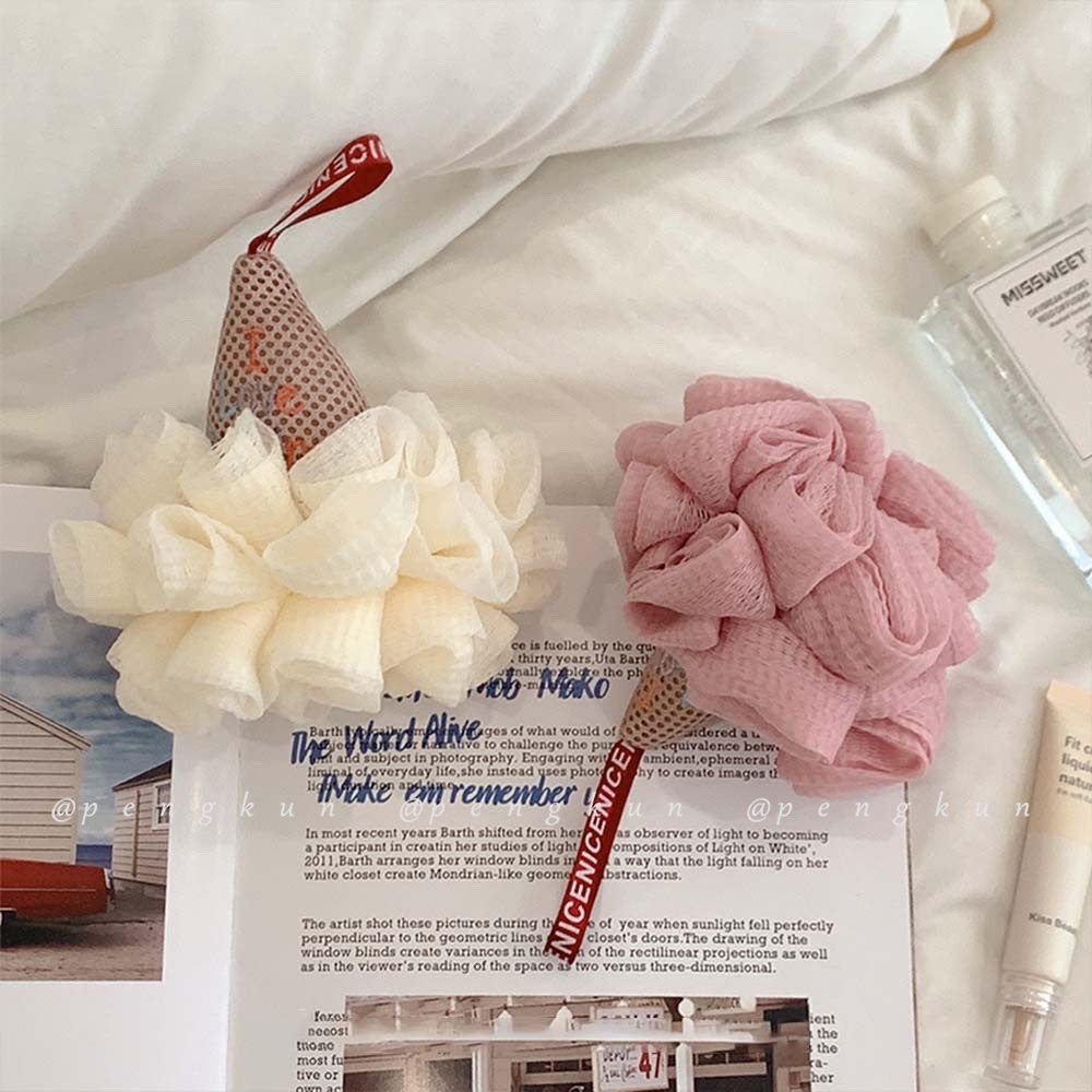 Bóng tắm thiết kế hình que kem đáng yêu