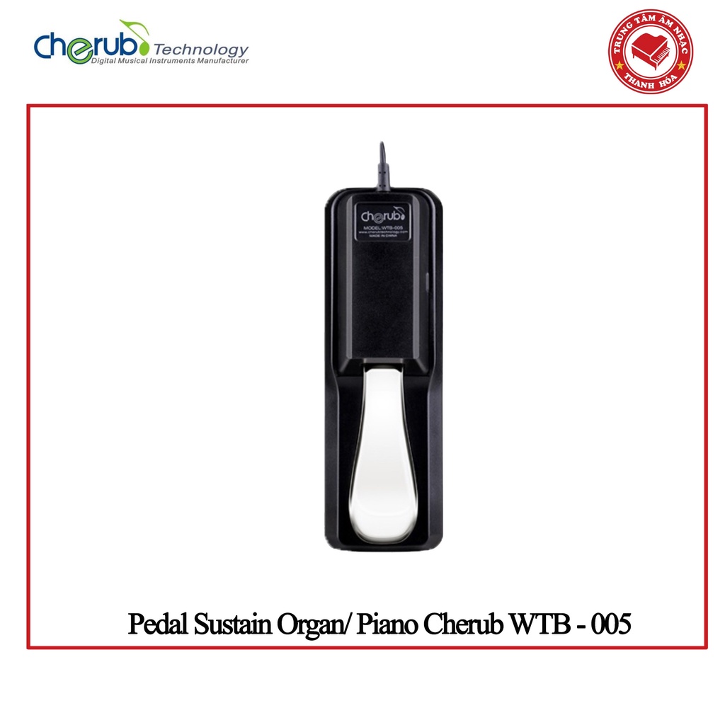 Pedal mỏ vịt dùng cho đàn organ và piano điện Cherub WTB-005| Hàng chính hãng