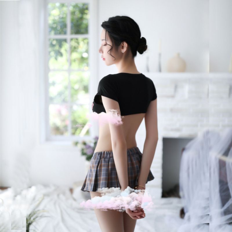 Váy cosplay học sinh chữ daddy đồ ngủ sexy