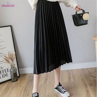 Chân Váy Dài Xếp Ly Thời Trang Nữ