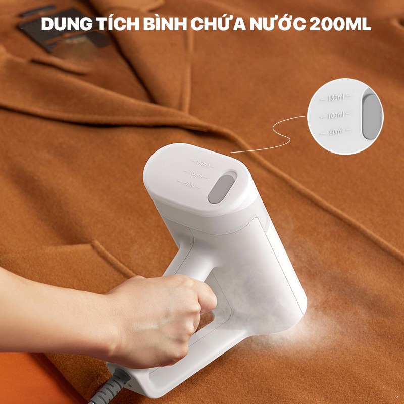 Bàn ủi hơi nước cầm tay Xiaomi Deerma HS100 Iron 160℃ - Bàn là hơi nước thông minh nhỏ gọn công suất 1000W vt669