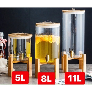 bình nước thuỷ tinh có vòi 5l-8l-11l