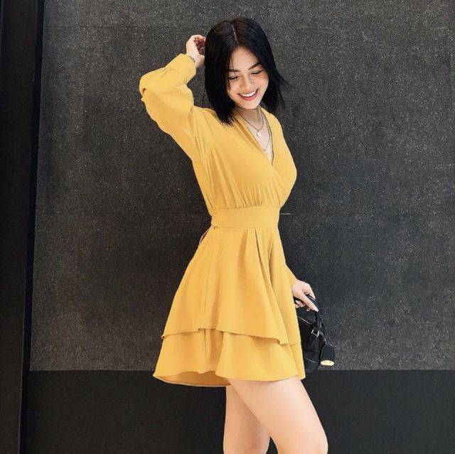 Jum Dài Tay Cổ Tim