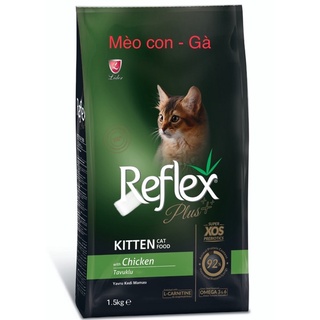 Hạt thức ăn cho mèo Reflex Plus BAO 1,5Kg