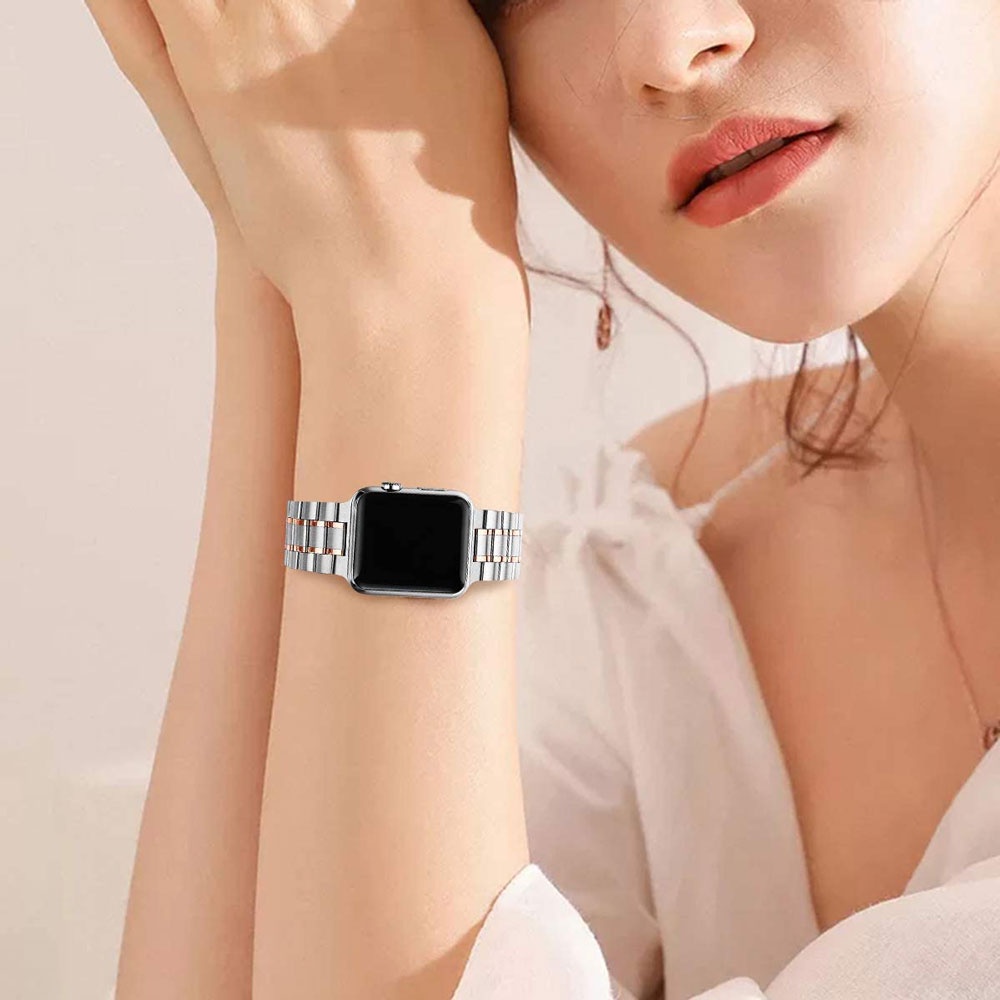 Dây Đeo Bằng Thép Không Gỉ Cho Đồng Hồ Apple Watch Band 7 6 5 4 3 2 1