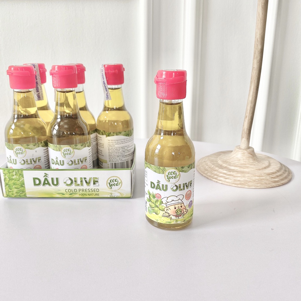 Dầu Gấc, Hạnh Nhân, Oliu, Dầu Ăn Dặm Eco Food Cho Bé ,100% Nguyên Chất Ép Lạnh An Toàn Cho Bé 60ml