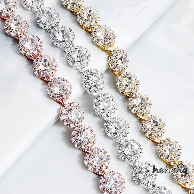 Băng Đô Cài Tóc Đính Đá Thời Trang Cho Cô Dâu