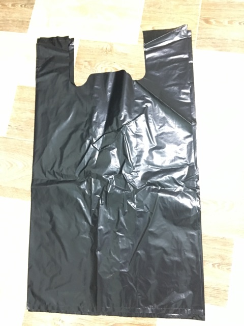 1kg túi xốp PE đen bóng , dai ( đựng hàng , gói hàng )
