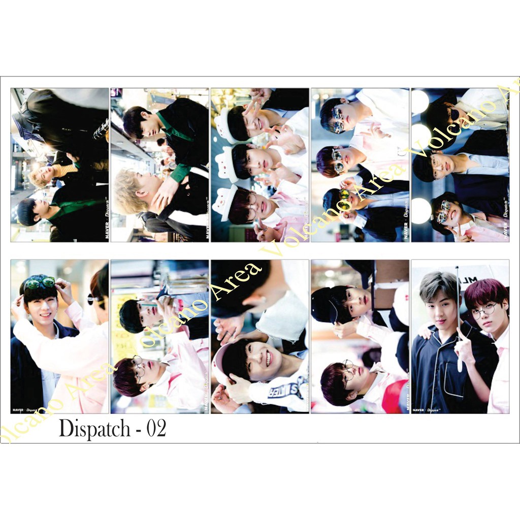 [Monsta X] Set Sticker Dispatch ver (có nhiều mẫu hình dán Kpop)
