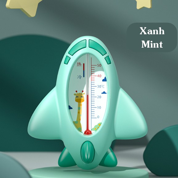 Nhiệt kế hình máy bay đo nhiệt độ nước tắm cho bé