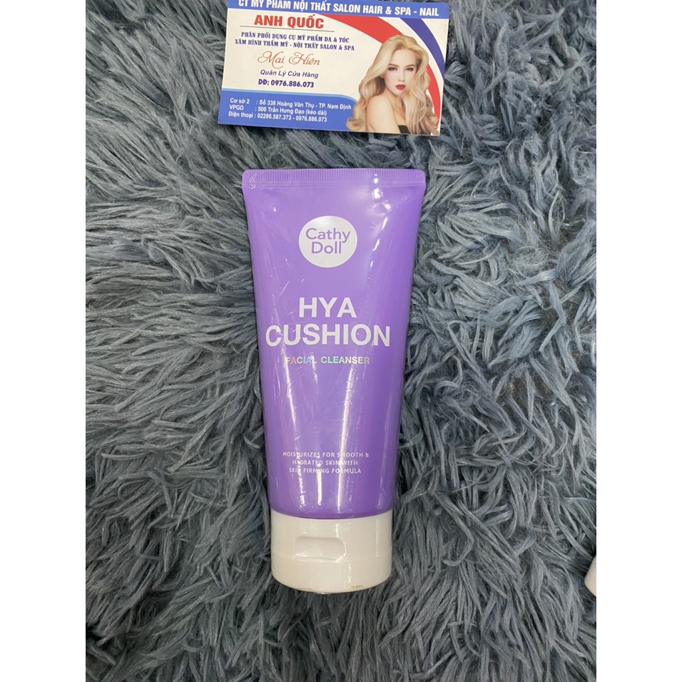 sữa rửa mặt cathy doll hya cushion dưỡng ẩm 120g