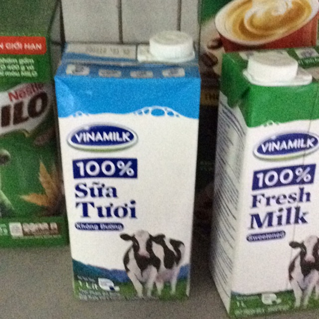 xả 100% Sữa tươi vinamilk 1l có(0) đường