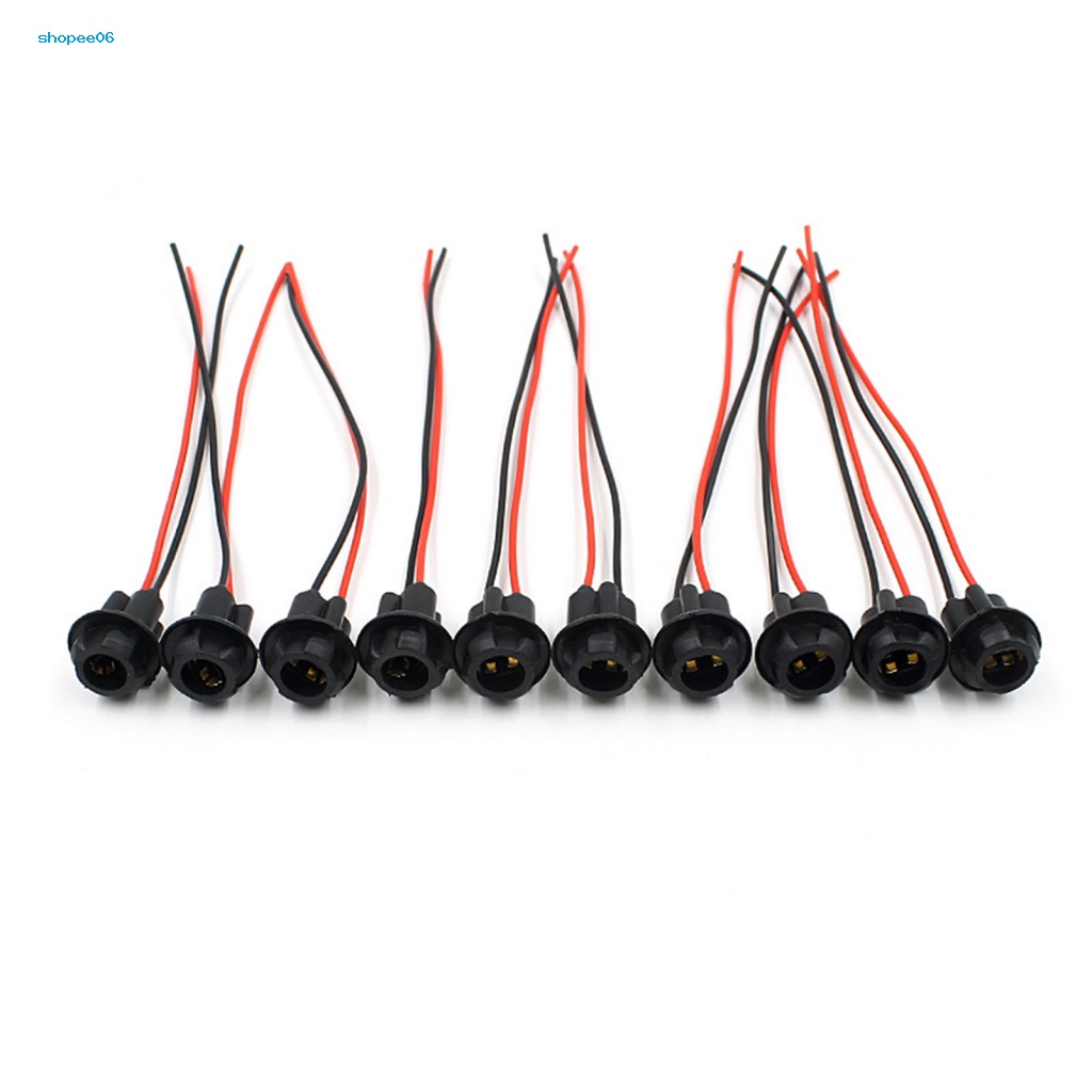 Bộ 10 Ổ Cắm Dây Điện Bằng Đồng Cho Đèn Sương Mù