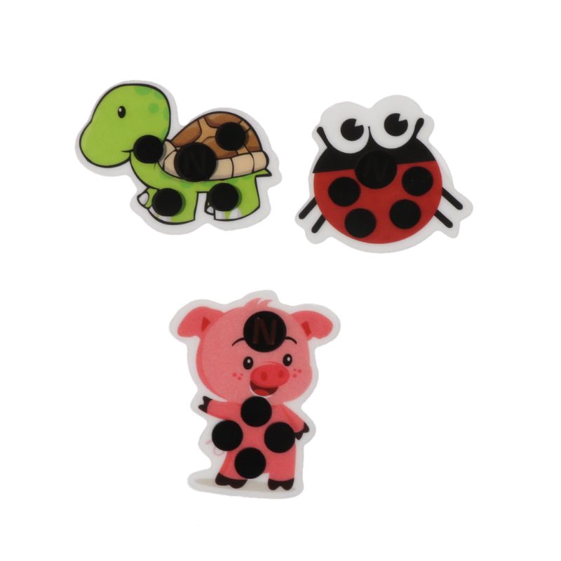 Set 3 miếng dán đo nhiệt độ cơ thể có màn hình hiển thị dành cho trẻ em