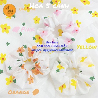 [Mẫu mới] Vải may scrunchies, khăn bandana, turban, DIY hoa mai