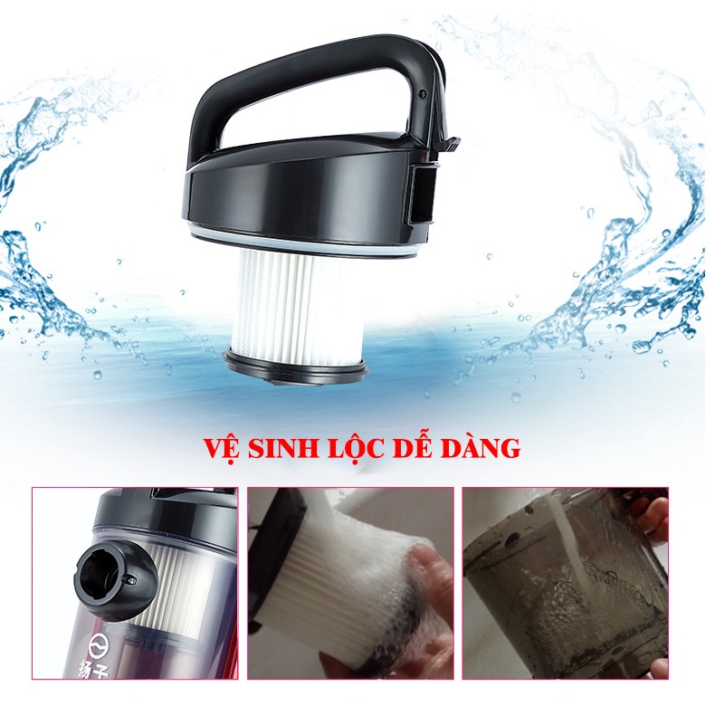 Máy hút bụi gia đình công suất 1000 w , lực hút 17.000 pa