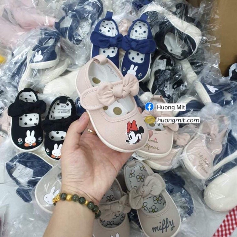 Giày vải Miffy Nhật bé gái
