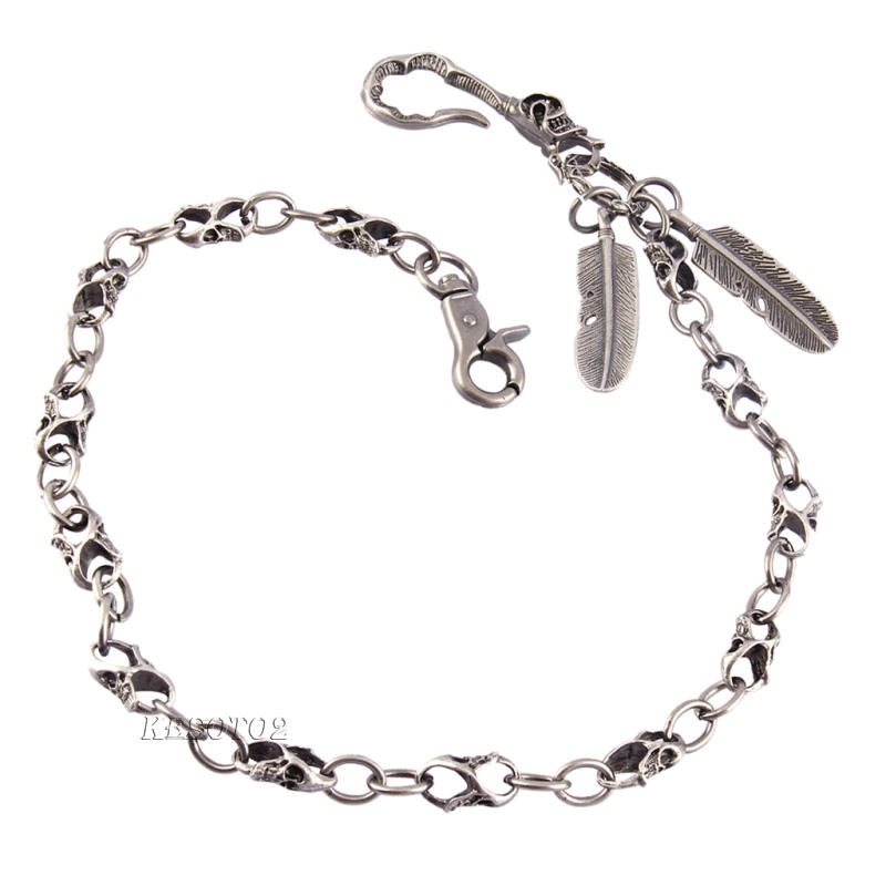 [Kesoto2] Ví Nam Phối Dây Xích Bằng Đồng Cổ Điển Phong Cách Punk Rock