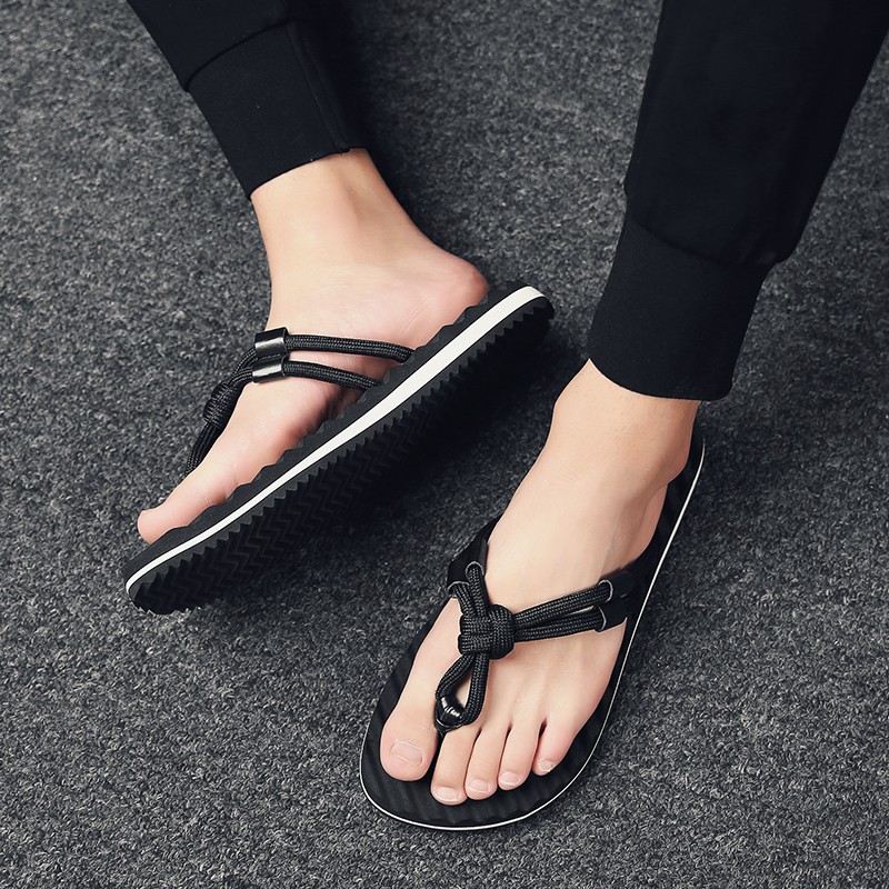 Dép xỏ ngón đi biển thời trang cho nam đế cao su