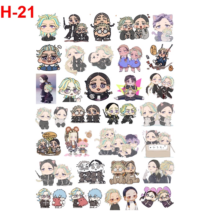 Sticker Hình dán Rindou Haitani Tokyo Revengers ảnh dán haitani tokyo revengers