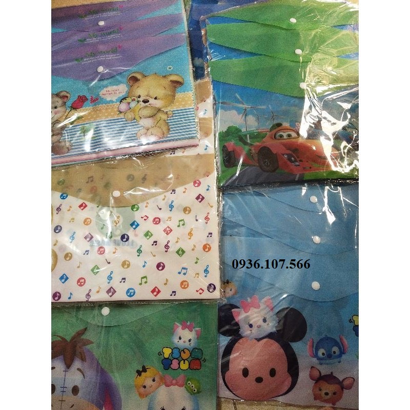 Sỉ 36 Túi my clear hình, cặp đựng tài liệu