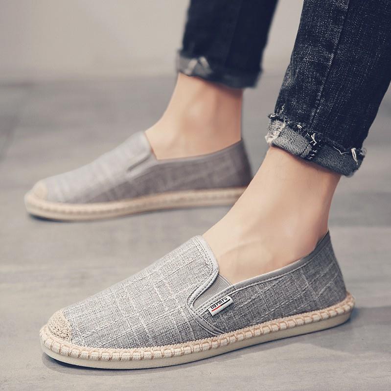 Slip on nam 2019 - Giày lười vải nam cao cấp - 3 màu đen, xám và be - Mã SP 2917 hàng Quảng Châu | BigBuy360 - bigbuy360.vn