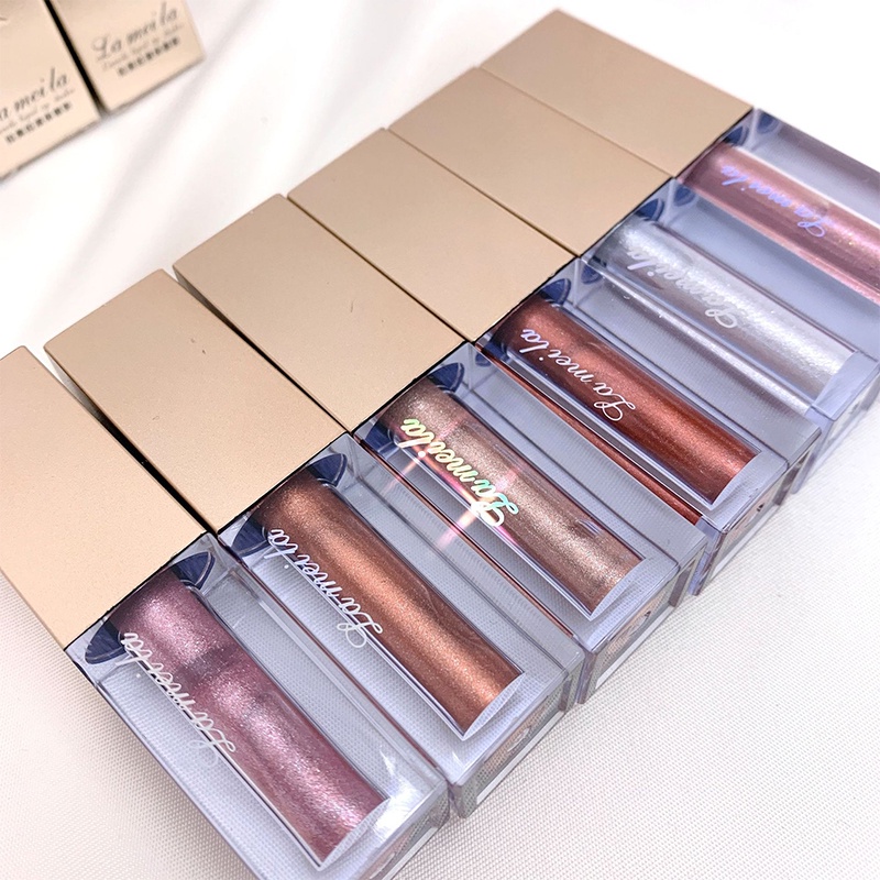 Nhũ mắt kim tuyến nội địa trung Lameila - Nhũ mắt ánh kim lấp lánh Lameila Liquid Eye Shadow LNM1