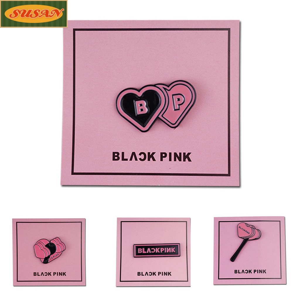 Trâm Cài Áo Hình Nhóm Nhạc BLACKPINK Dễ Thương