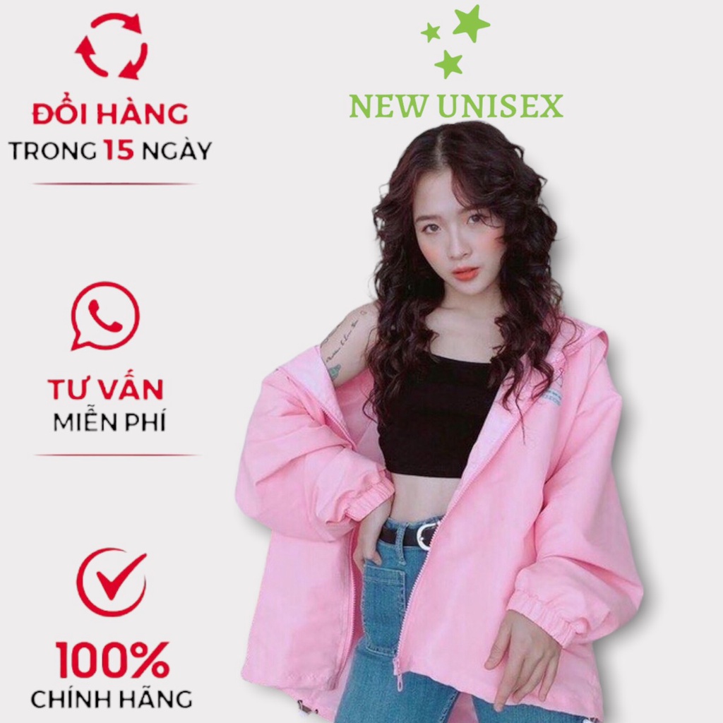 ÁO KHOÁC DÙ NHẸ NAM NỮ ĐA NĂNG 2 LỚP CHỐNG NẮNG CHỮ IN hình siêu cute TP[NewUnisex]