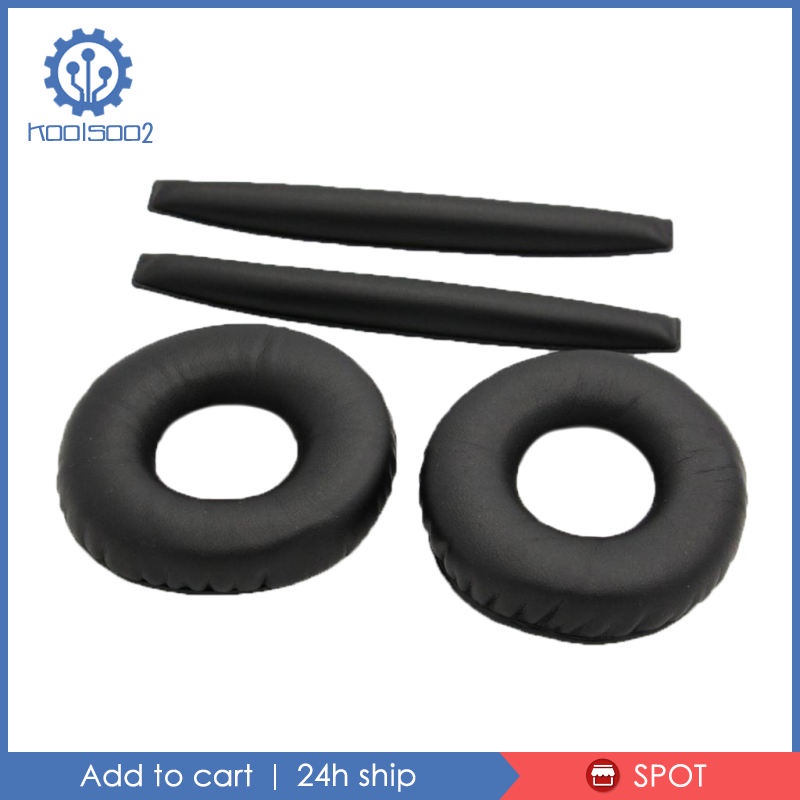 Bộ 2 Miếng Đệm Tai Nghe + Đệm Đầu Thay Thế Cho Sennheiser HD25 HD25-1