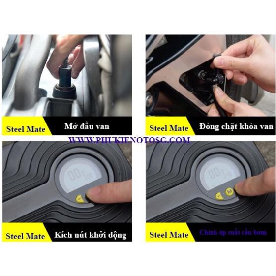 Bơm lốp ô tô Steelmate P05 chính hãng điện tử tự ngắt. BH 12 tháng - Better Car