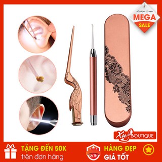 Lấy Ráy Tai Có Đèn 2 In 1 Korea Cao Cấp (Full Boxx)