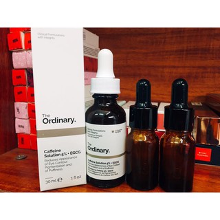Tinh Chất Giảm Quầng Thâm Và Bọng Mắt The Ordinary Caffeine Solution 5% + EGCG 30ml