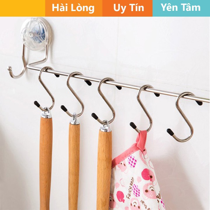 Vỉ 4 Móc Treo Đồ Hình Chữ S Tiện Dụng