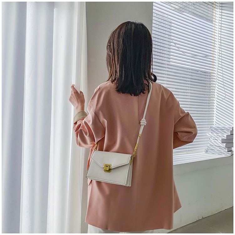 Túi đeo chéo đeo vai nữ da dáng vuông có khóa cao cấp công sở thời trang Alicehousee QH0007