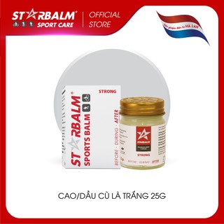 Cao/Dầu Cù Là Trắng STARBALM® Ấm Nóng  Nhẹ, Thư Giãn Cơ, Tan Nhanh Vết Côn Trùng Cắn, Chống Lạnh Bụng Say Xe
