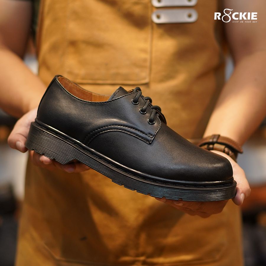 Giày da nam da thật Dr Martens 1461- Da nappa cao cấp nhập khẩu - FullBlack - DRAD05DE - R8ckie