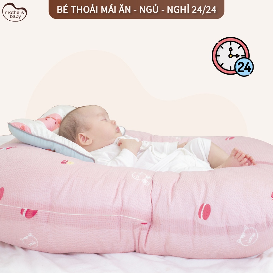 Gối Chống Trào Ngược Cho Bé Cao Cấp Thương Hiệu Mothersbaby Hàn Quốc