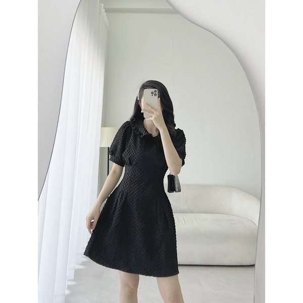 ĐẦM XỐP CỔ SEN TAY BÚP 3M✨