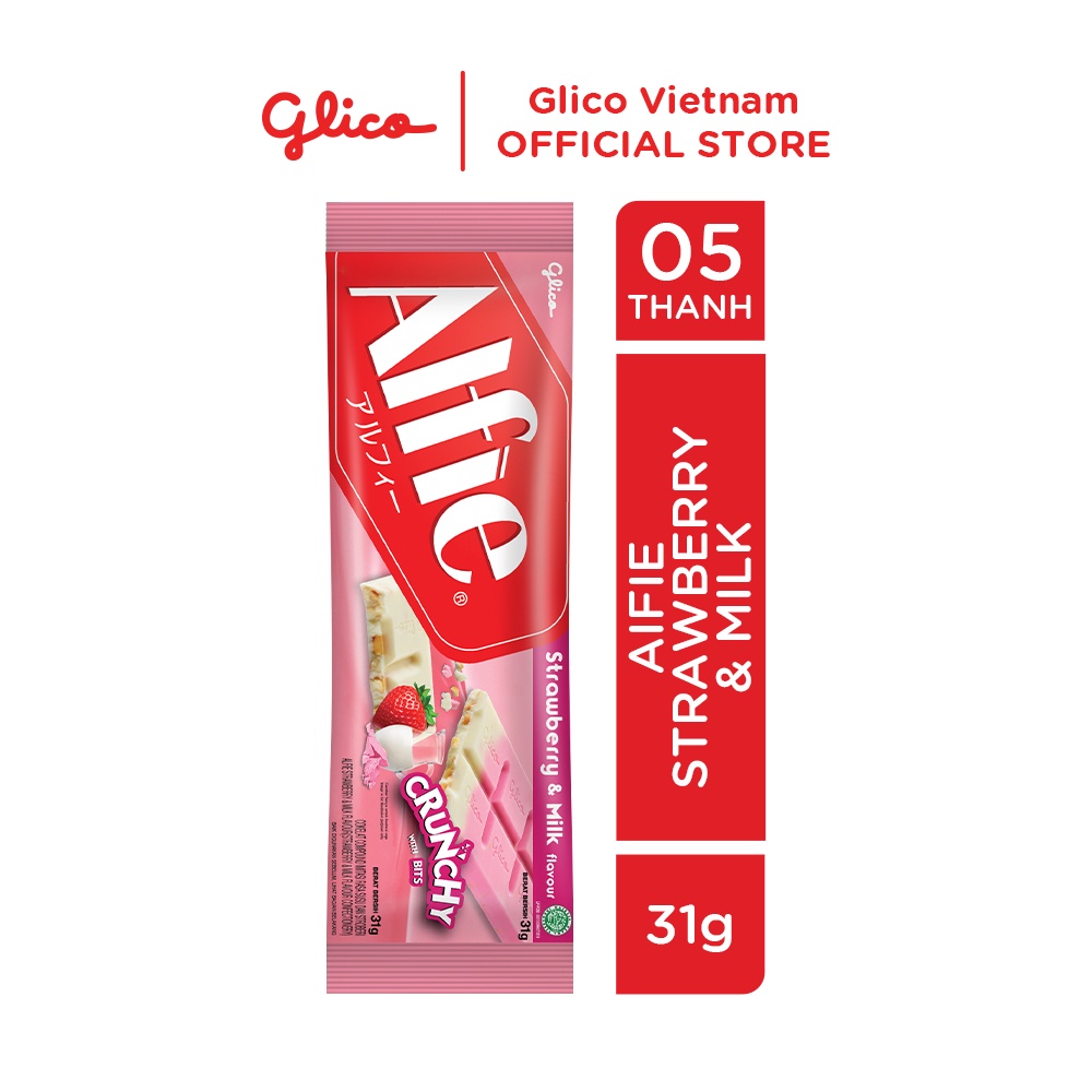 Socola dạng thanh GLICO Alfie (Combo 5 thanh)