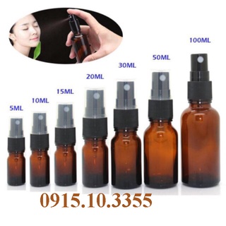 VỎ CHAI THỦY TINH ( VÒI XỊT PHUN SƯƠNG) : 100ML - 50ML- 30ML - 20ML - 10ML