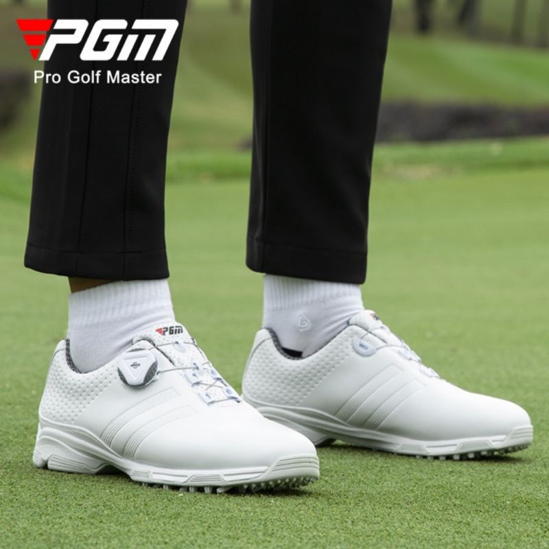 Giày golf nữ PGM XZ115 superfiber cao cấp giày thể thao siêu nhẹ chống thấm nước có núm vặn - HC GOLF