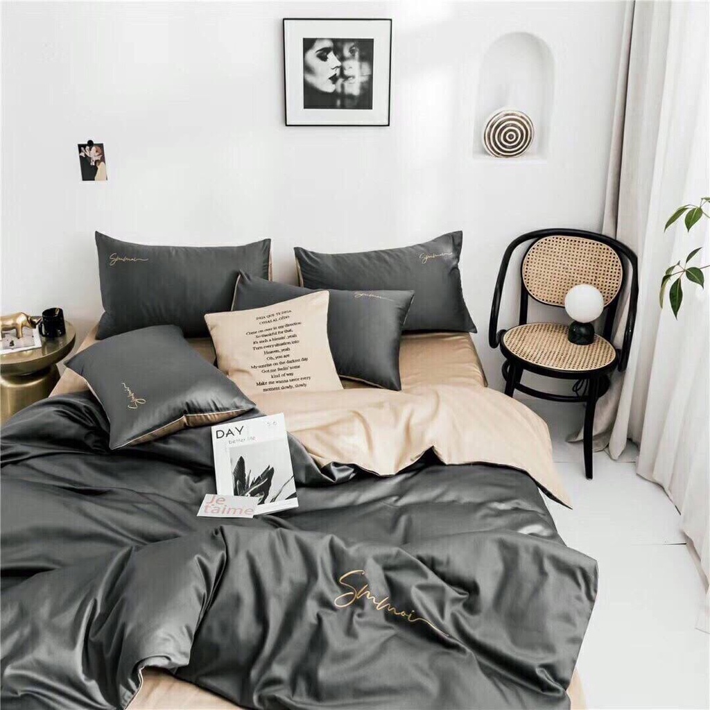Bộ chăn ga gối Lụa Tencel Sumoi hàng cao cấp