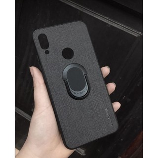 Ôsp lưng Alons vải kèm iRing cho Xiaomi Redmi Note 7