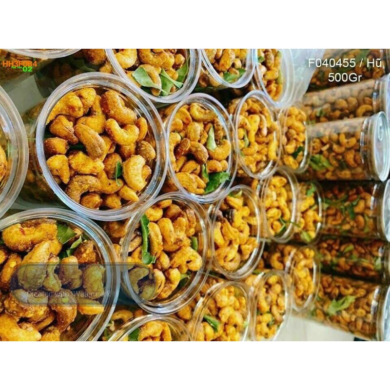 HẠT ĐIỀU TỎI ỚT LÁ CHANH 500 gr